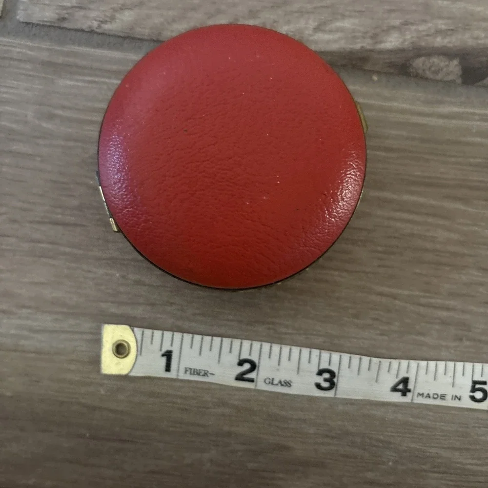 Rare Vintage Red ELGIN Zodiac Clock Pocket Watch Travel Alarm Japan- Not Working